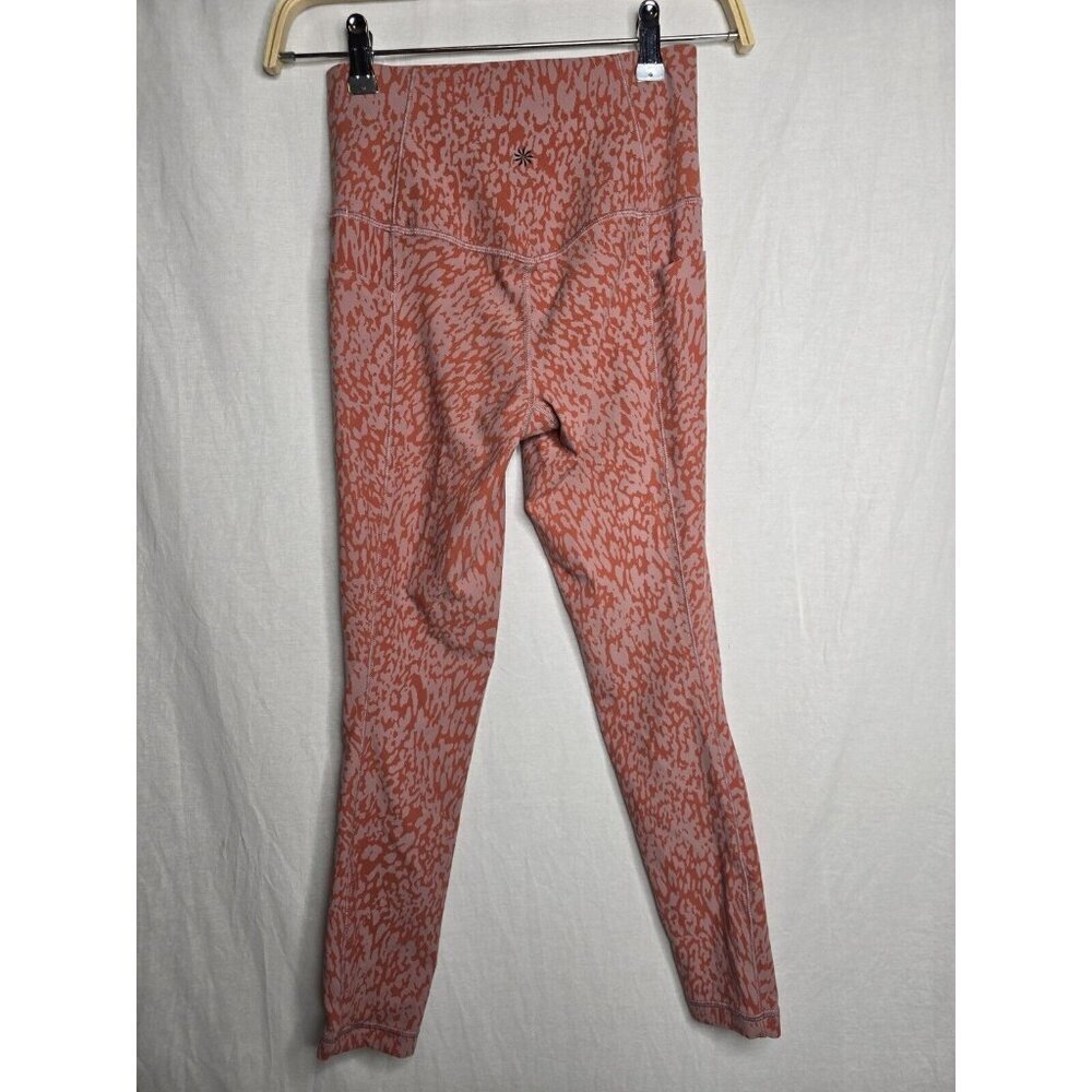 Athleta Womens Salutation Stash Pocket II Printed 7/8 Tight XS